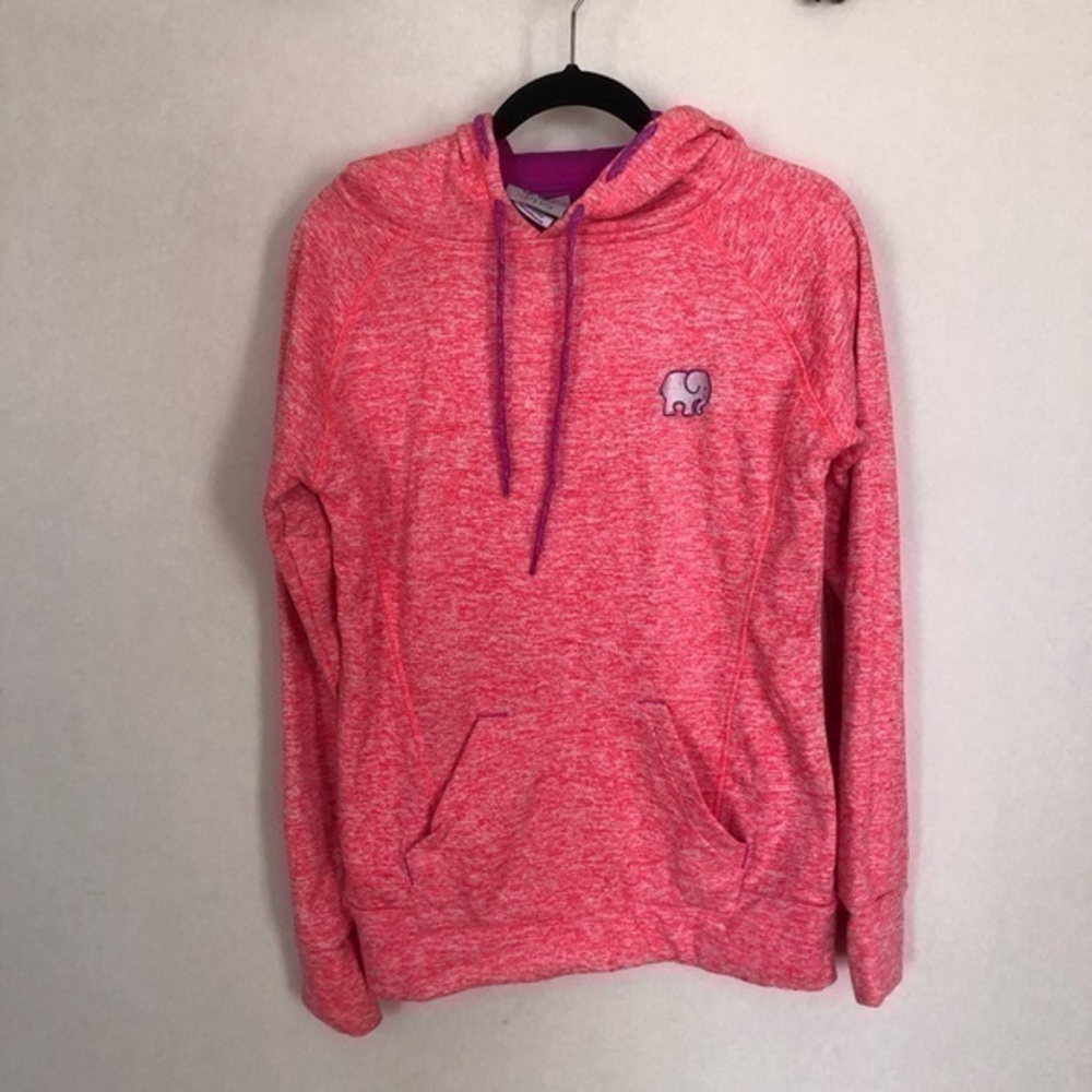 Ivory Ella Pink Purple Fleece Lined Hoodie M